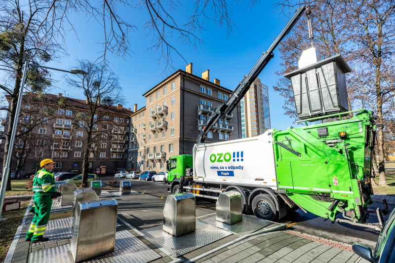 OZO Ostrava hodnotí techniku Hiab s funkcí CTC