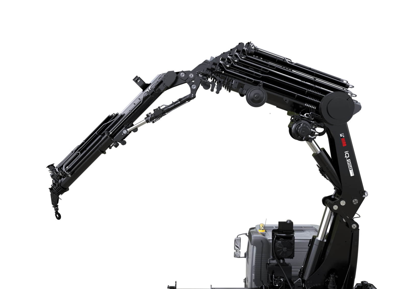 Hiab launches the new HIAB iQ.958 HiPro heavy loader crane