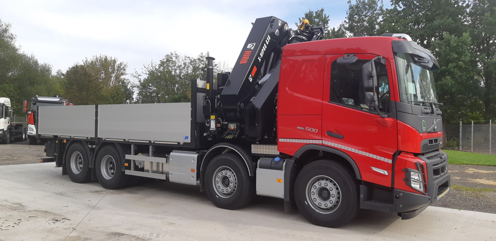 Hiab X-HiPro 638 for transportation company from Prague