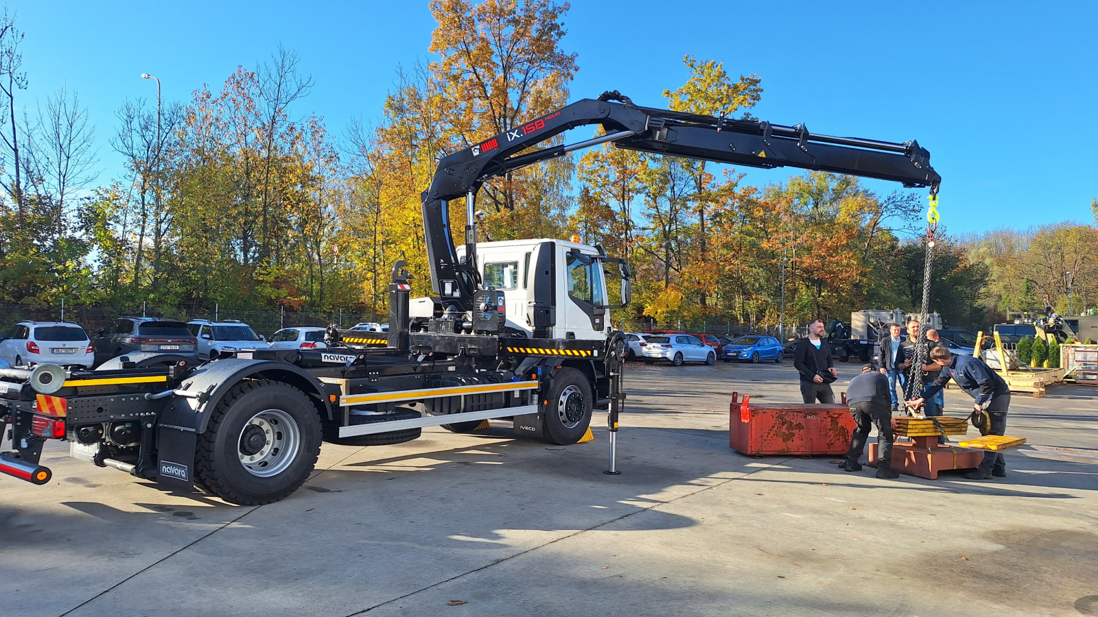 Školení servisních techniků na nový řídicí systém jeřábů HIAB SPACEevo